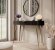 Стіл туалетний Perfect Home Ланте / Lante 1S/100 з 1 шухлядою і золотими ніжками Чорний (PFH-091196) Стіл туалетний Perfect Home Ланте / Lante 1S/100 з 1 шухлядою і золотими ніжками Чорний (PFH-091196)