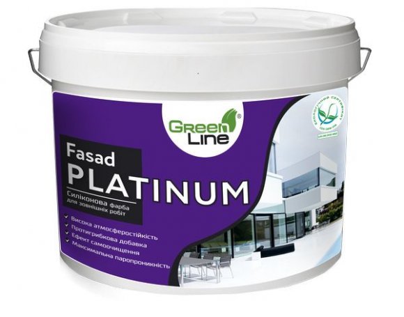 Фасадна силіконова фарба Fasad Platinum 10 л.