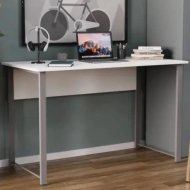 Письмовий стіл Ferrum-decor Курт 75x100x60 сірий ДСП Біле 16мм (FRD-101827)