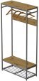 Вішалка модульна підлогова Ferrum-decor Треліс 15 180x90x38 сірий ДСП Дуб Артизан 16мм (FRD-104375)