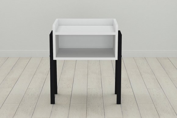 Тумба модульна Ferrum-decor Джузі 540x450x320 метал Чорний ДСП Біле 16 мм (FRD-102968) Тумба модульна Ferrum-decor Джузі 540x450x320 метал Чорний ДСП Біле 16 мм (FRD-102968)