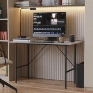 Стіл письмовий LINE Тайм Ferrum-decor 750x1200x600 Чорний метал ДСП Бетон 16 мм (FRD-104891) Стіл письмовий LINE Тайм Ferrum-decor 750x1200x600 Чорний метал ДСП Бетон 16 мм (FRD-104891)