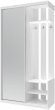 Передпокій з дзеркалом Doros City One Door 110х45х210 см Білий (DRS-011404) Передпокій з дзеркалом Doros City One Door 110х45х210 см Білий (DRS-011404)