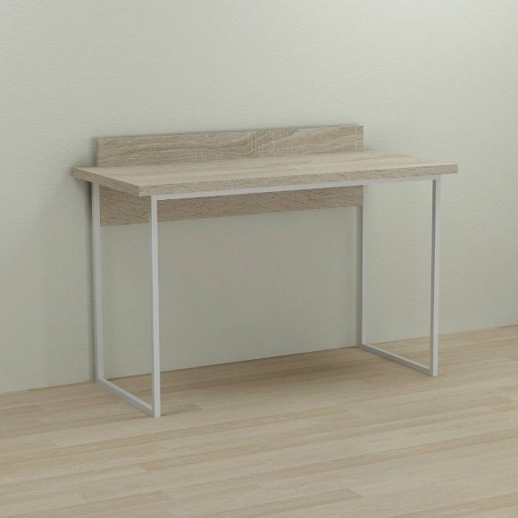 Письмовий стіл Ferrum-decor Скай 76x120x60 білий ДСП Дуб Сонома 32мм (FRD-101077) Письмовий стіл Ferrum-decor Скай 76x120x60 білий ДСП Дуб Сонома 32мм (FRD-101077)
