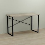 Письмовий стіл Ferrum-decor Дейв 76x100x60 чорний ДСП Дуб Сонома 32мм (FRD-101970)
