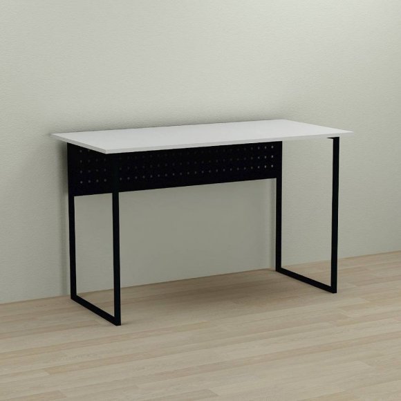 Письмовий стіл Ferrum-decor Майк 75x120x60 чорний ДСП Біле 16мм (FRD-103857)