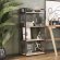 Етажерка 4/60 Ferrum-decor Серії Конект 120x60x28 чорний ДСП Дуб Сонома 16мм (FRD-104239)