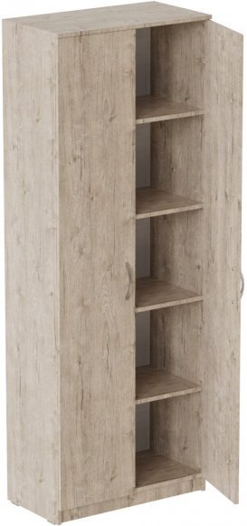 Шафа Анжело Ferrum-decor на 5 полиць 2 двері 1900x800x380 ДСП Дуб Сан-Марино 16 мм (FRD-105050) Шафа Анжело Ferrum-decor на 5 полиць 2 двері 1900x800x380 ДСП Дуб Сан-Марино 16 мм (FRD-105050)