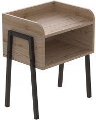 Тумба модульна Ferrum-decor Джузі 540x450x320 метал Чорний ДСП Дуб Сан-Марино 16 мм (FRD-102969) Тумба модульна Ferrum-decor Джузі 540x450x320 метал Чорний ДСП Дуб Сан-Марино 16 мм (FRD-102969)