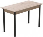 Стіл кухонний Ferrum-decor Беніта 75x120x60 Чорний ДСП Сан-Марино 16мм (FRD-105643)