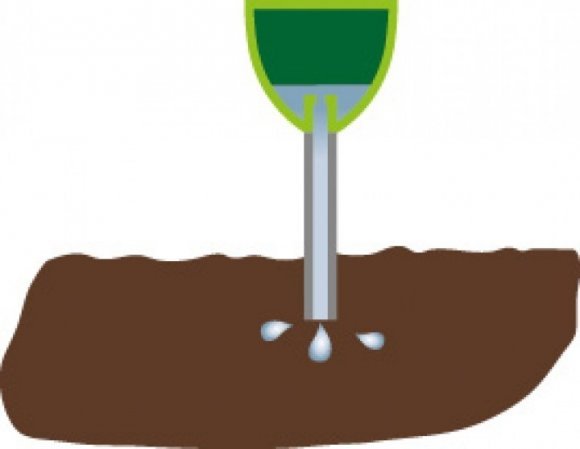 Кашпо для квітів SkyPot пластик 16 на ніжці зелений 56025 Кашпо для квітів SkyPot пластик 16 на ніжці зелений 56025