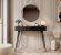 Стіл туалетний Perfect Home Ланте / Lante 1S/100 з 1 шухлядою і чорними ніжками Чорний (PFH-091188) Стіл туалетний Perfect Home Ланте / Lante 1S/100 з 1 шухлядою і чорними ніжками Чорний (PFH-091188)