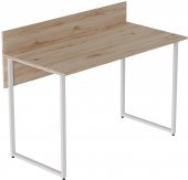 Комп'ютерний стіл Ferrum-decor Скай 75x120x60 білий ДСП Дуб Сан-Марино 32мм (FRD-101079)