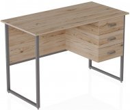Комп'ютерний стіл Ferrum-decor Гаррі 75x120x60 сірий ДСП Дуб Сан-Марино 16мм (FRD-101454)