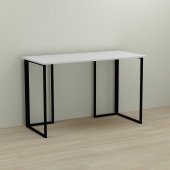 Письмовий стіл Ferrum-decor Ханна 75x120x60 чорний ДСП Біле 16мм (FRD-103481)