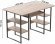 Комп'ютерний стіл Ferrum-decor Тім 75x140x70 чорний ДСП Дуб Сан-Марино 32мм (FRD-103988) Комп'ютерний стіл Ferrum-decor Тім 75x140x70 чорний ДСП Дуб Сан-Марино 32мм (FRD-103988)