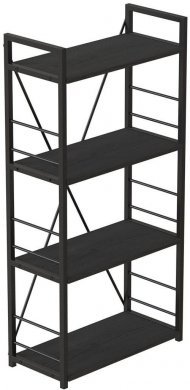Етажерка 4/60 Ferrum-decor Серії Конект 120x60x28 чорний ДСП Сосна Кембра 16мм (FRD-104241)