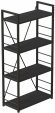 Етажерка 4/60 Ferrum-decor Серії Конект 120x60x28 чорний ДСП Сосна Кембра 16мм (FRD-104241)