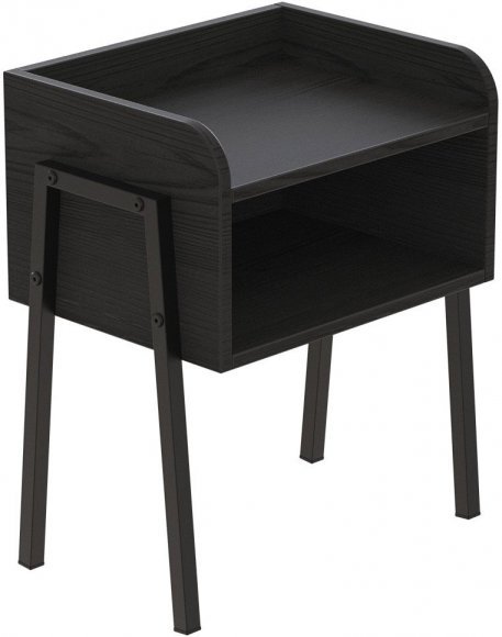 Тумба модульна Ferrum-decor Джузі 540x450x320 метал Чорний ДСП Сосна Кембра 16 мм (FRD-102970)
