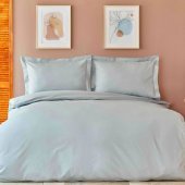 Постільна білизна ранфорс Back To Basic a.mavi світло-блакитний євро svt-2000022284882 Постільна білизна ранфорс Back To Basic a.mavi світло-блакитний євро svt-2000022284882