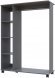 Гардеробна стійка Doros Д1 100х41,6х129,4 см Графіт (DRS-011416) Гардеробна стійка Doros Д1 100х41,6х129,4 см Графіт (DRS-011416)
