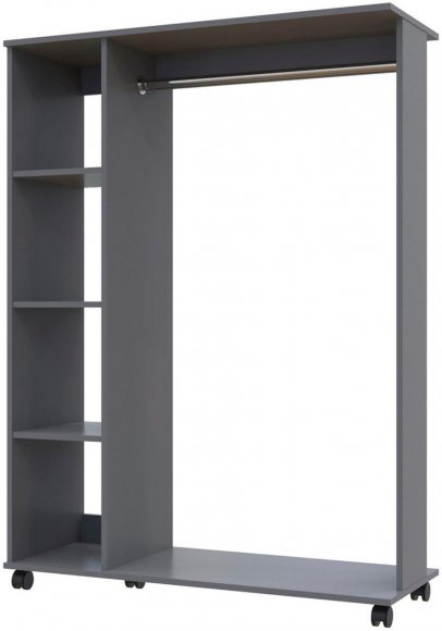 Гардеробна стійка Doros Д1 100х41,6х129,4 см Графіт (DRS-011416) Гардеробна стійка Doros Д1 100х41,6х129,4 см Графіт (DRS-011416)