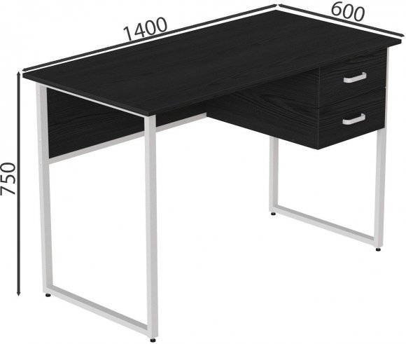 Комп'ютерний стіл Ferrum-decor Дакота 75x140x60 білий ДСП Сосна Кембра 16мм (FRD-102102) Комп'ютерний стіл Ferrum-decor Дакота 75x140x60 білий ДСП Сосна Кембра 16мм (FRD-102102)