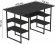 Комп'ютерний стіл Ferrum-decor Тім 75x140x70 чорний ДСП Сосна Кембра 32мм (FRD-103989)