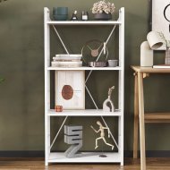 Етажерка 4/60 Ferrum-decor Серії Конект 120x60x28 білий ДСП Біле 16мм (FRD-104242)
