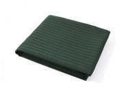 Простирадло Готель сатин страйп 1х1 смарагд Туреччина 180х200х25 на гумці svt-2000022268745