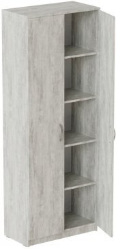 Шафа Анжело Ferrum-decor на 5 полиць 2 двері 1900x800x380 ДСП Бетон 16 мм (FRD-105054) Шафа Анжело Ferrum-decor на 5 полиць 2 двері 1900x800x380 ДСП Бетон 16 мм (FRD-105054)