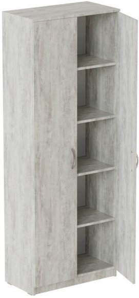 Шафа Анжело Ferrum-decor на 5 полиць 2 двері 1900x800x380 ДСП Бетон 16 мм (FRD-105054) Шафа Анжело Ferrum-decor на 5 полиць 2 двері 1900x800x380 ДСП Бетон 16 мм (FRD-105054)
