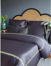 Постільна білизна сатин Milano antrasit-yesil антрацит-зелений king size svt-2000022292009 Постільна білизна сатин Milano antrasit-yesil антрацит-зелений king size svt-2000022292009