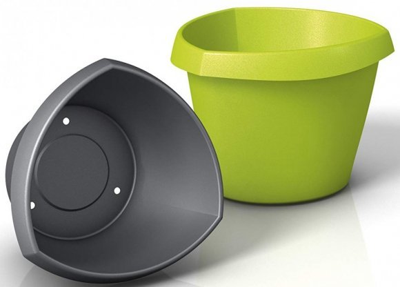 Кашпо для квітів Trigon пластик 30 коричневий 55317