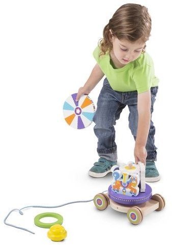 Перша дерев'яна іграшка Карусель MD13616 Перша дерев'яна іграшка Карусель MD13616