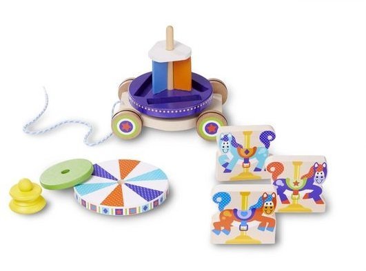 Перша дерев'яна іграшка Карусель MD13616 Перша дерев'яна іграшка Карусель MD13616