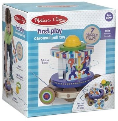 Перша дерев'яна іграшка Карусель MD13616 Перша дерев'яна іграшка Карусель MD13616
