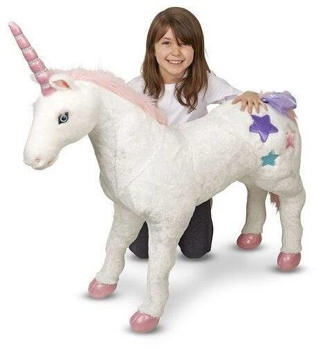 Плюшева іграшка Великий єдиноріг Джамбо MD18801