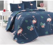 Покривало стьобане з наволочками Big Filamin 200х220 см lacivert синій Покривало стьобане з наволочками Big Filamin 200х220 см lacivert синій