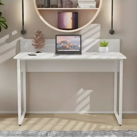 Письмовий стіл Ferrum-decor Скай 75x140x60 білий ДСП Біле 16мм (FRD-101081)