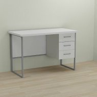 Письмовий стіл Ferrum-decor Гаррі 76x120x60 сірий ДСП Біле 32мм (FRD-101456)