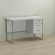 Письмовий стіл Ferrum-decor Гаррі 76x120x60 сірий ДСП Біле 32мм (FRD-101456)