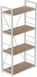 Етажерка 4/60 Ferrum-decor Серії Конект 120x60x28 білий ДСП Дуб Сан-Марино 16мм (FRD-104243) Етажерка 4/60 Ferrum-decor Серії Конект 120x60x28 білий ДСП Дуб Сан-Марино 16мм (FRD-104243)