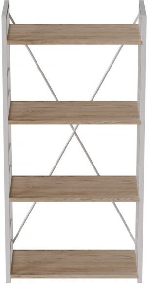 Етажерка 4/60 Ferrum-decor Серії Конект 120x60x28 білий ДСП Дуб Сан-Марино 16мм (FRD-104243) Етажерка 4/60 Ferrum-decor Серії Конект 120x60x28 білий ДСП Дуб Сан-Марино 16мм (FRD-104243)