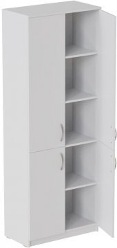 Шафа Анжело Ferrum-decor 5 полиць 4 двері 1900x800x380 ДСП Біле 16 мм (FRD-105055) Шафа Анжело Ferrum-decor 5 полиць 4 двері 1900x800x380 ДСП Біле 16 мм (FRD-105055)