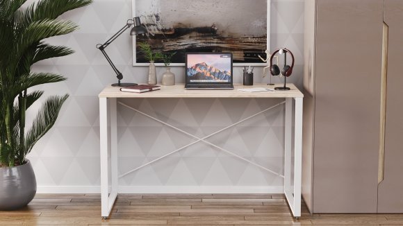 Письмовий стіл Ferrum-decor Серії Конект 75x120x60 білий ДСП Дуб Сан-Марино 16мм (FRD-104208) Письмовий стіл Ferrum-decor Серії Конект 75x120x60 білий ДСП Дуб Сан-Марино 16мм (FRD-104208)