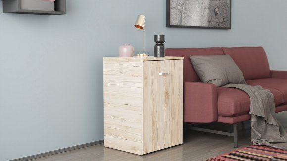 Стіл-тумба трансформер Смарт 1/1 Ferrum-decor 750x1450x500 ДСП Дуб Сан-Марино 16 мм (FRD-105068)