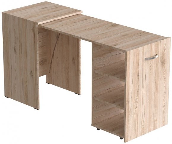 Стіл-тумба трансформер Смарт 1/1 Ferrum-decor 750x1450x500 ДСП Дуб Сан-Марино 16 мм (FRD-105068)