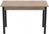 Стіл кухонний Ferrum-decor Беніта 75x120x70 Чорний ДСП Сан-Марино 16мм (FRD-105646)