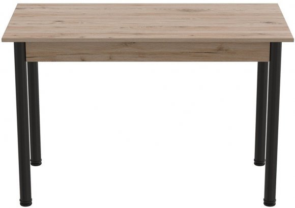 Стіл кухонний Ferrum-decor Беніта 75x120x70 Чорний ДСП Сан-Марино 16мм (FRD-105646) Стіл кухонний Ferrum-decor Беніта 75x120x70 Чорний ДСП Сан-Марино 16мм (FRD-105646)